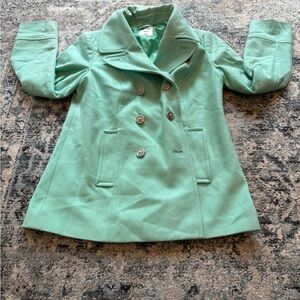 Old Navy Mint Green Women's Pea Coat